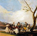 Francisco de Goya Blind Man's Buff painting